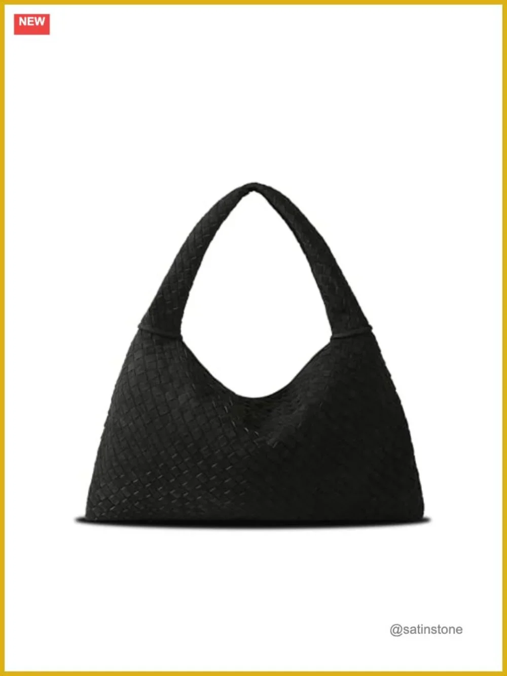 Vegan Leather Woven Tote Bag Handwoven Suede Hobo Shoulder Purse Large Braided